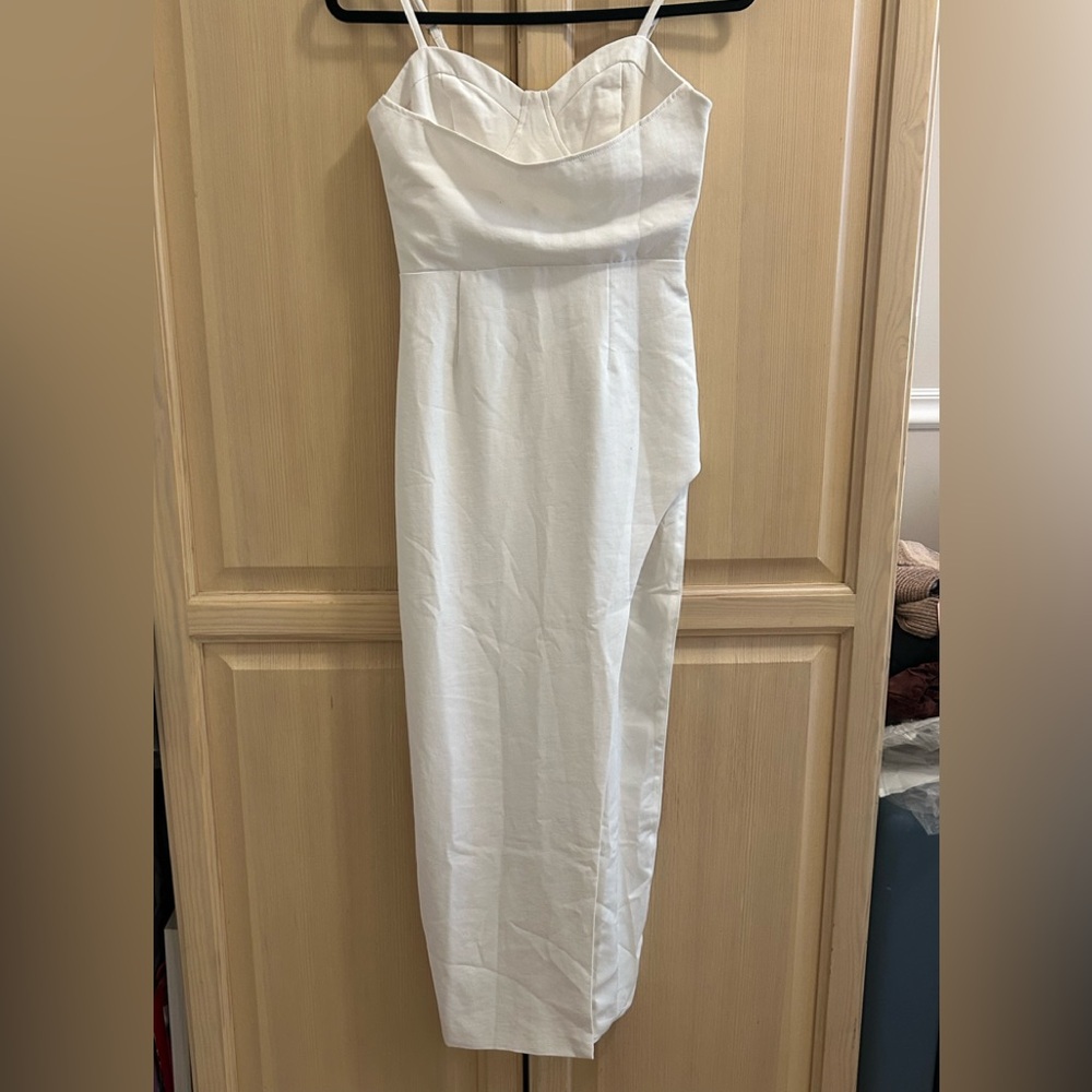 FASHION NOVA WHITE DRESS SIZE S